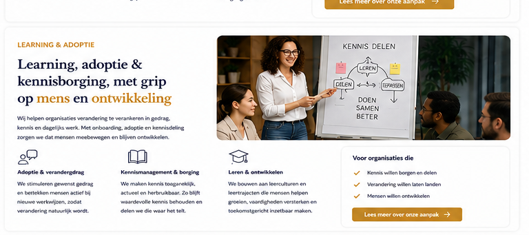 Professionele leer- en adoptiecontext